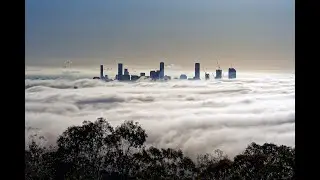 Brisbane morning fog timelapse with the Sony A7IV