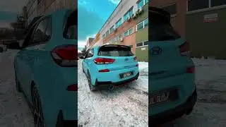 Он вам не ТУРБОСОЛЯРИС! Лютый выхлоп Hyundai i30N 2.0 #hyundai #exhaust #tuning #выхлоп