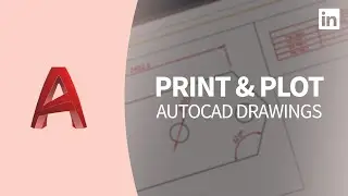 AutoCAD Tutorial - How to PRINT AND PLOT a drawing