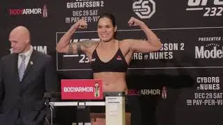 UFC 232 Official Weigh-Ins: Amanda Nunes hits 145-pounds as the challenger