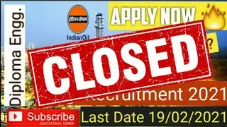 IOCL BARAUNI RECRUITMENT 2021|IOCL|CHEMICAL ENGINEERING|EDUCATIONAL TOWER