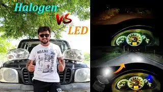 Mahindra Scorpio Headlight Upgrade 2025: Philips 130w Halogen vs Privon 150w LED - Which is better?