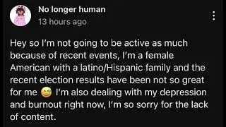 Explanation for my lack of content
