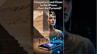 CLEOPATRA LIVED CLOSER to the iPhone than the Pyramids? 🧐 #Shorts