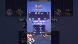 sinergi baru mystic meow x mage, apakah akan menjadi combo meta juara? #magicchessgogo #mcgg