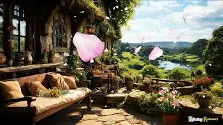 HD Blossom 🌸 Sakura | Beautiful Lake | Safe | Study | Fantasy Escape | Romantic | Birds & Peace | 4K