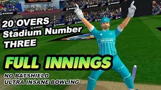Сколько очков я могу набрать за 20 оверов на стадионе 3 в VR Cricket? #cricket #vrcricket #ibcricket