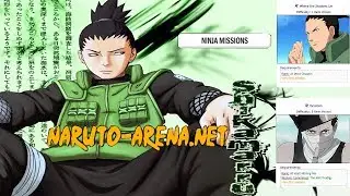 NARUTO ARENA - EQUIPES PARA MISS&Atilde;O DO SHIKAMARU (S)