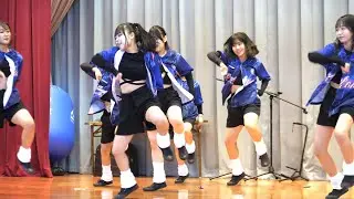 【チアダンス】Leap-Blue(リープブルー) 「DRUM GO DUM」(K/DA) 第6回 青学祭(青池学園) 3曲目 横動画 2024年11月2日