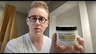 Duke Cannon Hurricane Hold News Anchor Pomade water-based pomade review￼