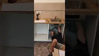 kitchen faucet install / montaža slavine (sudopera)