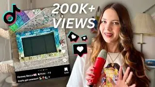 I made the viral Taylor Swift beaded picture frame! (beginner-friendly summer DIY tutorial)