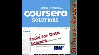 Coursera Answers: Tools for Data Science.
