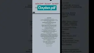 Clayden pdf/Clayden full pdf #shorts