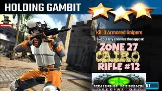 Campaign Zone 27 Cairo Holding Gambit Rifle mission #12 Sniper strike : special ops