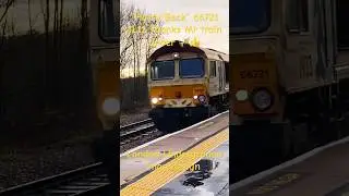 &ldquo;Harry Beck&rdquo; 66721 special train livery #trainnoises #traindrivers #trainspotting #gbrf #funny