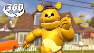 HELLO NEIGHBOR FNAF FREDBEAR in 360 VR Gave Me HEART FAILURE!