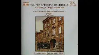 Famous Operetta Overtures - Alfred Walter, CzechoSlovak State Philharmonic (1990) [Complete CD]
