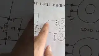 Wiring diagram for Loud horn
