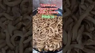 venta de tripitas de pollo x mayor y menor, crudas y fritas #comida #rock #music #recetas