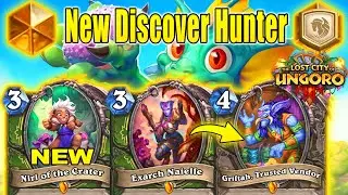 NEW Discover Hunter Deck With Niri Is Actually Really Good At The Lost City of Un'Goro | Hearthstone