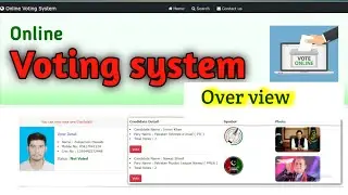 Online Voting System Project in PHP | Over View | PHP Major Project with Source Code