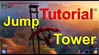 Jump Tower Building Tutorial #lego #legofornite #fortnite