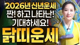 ✨2026년 병오년 닭띠운세 신년운세✨짠! 하고 금전 나타납니다!!금전운 대박나는 닭띠에게 생길 운세와 평생운 닭띠 57년생 69년생 81년생 93년생 닭띠운세 인생 최고의 순간