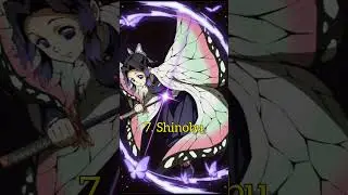 Top 10 strongest female characters in demon slayer #shorts #viral #anime #demonslayer #hashira#cute