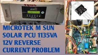 MICROTEK PCU 1135VA  CURRENT REVERSE PROBLEM 100%SOLVE