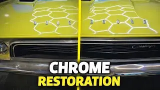 Classic Dodge Challenger Chrome Restoration & Paint Correction | Full Detail