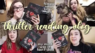 reading the mindf*ck series 🍎🔪🤯 [thriller reading vlog]