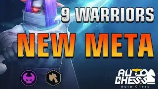 9 Warriors with a ⭐⭐Rogue Guard CARRY - NEW META COUNTER! | Auto Chess
