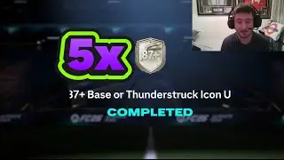 FC 26 5x 87+ BASE/THUNDERSTRUCK ICON PACKS INSANE PULL!!!