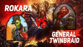 Rokara vs General Twinbraid | Book of Mercenaries | walkthrough [Hearthstone]