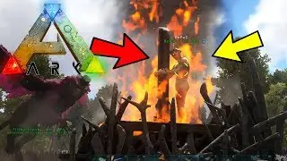 NEW PVP WITCHES STAKE BURNING! EPIC UPDATES (5) - ARK: Survival Pooping Evolved