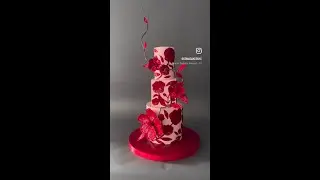 Sequin Floral Cake Featuring Satin Ice Fondant
