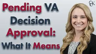 Pending Decision Approval & Preparation for Notification: VA Claim Status