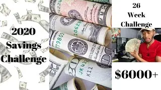 2020 Savings Challenge | 26 Week Savings Challenge | Over $6000!