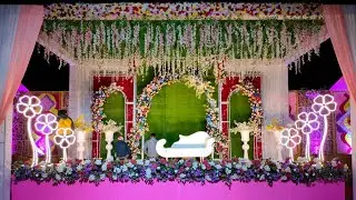 New stage decoration design ideas l Wedding stage decoration 2025 l indian wedding stage decoration