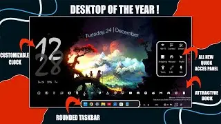 Deep valley Desktop Theme | Best Desktop Customization of the Year | New Year Special ft@vynx-the-perfect
