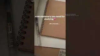 Aesthetic Amazon Stationery haul ✨🧡 #stationeryhaul #aesthetic #shorts #trending #studyhaul #viral