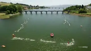 Travesia nado embalse del ebro julio 2025 campoo de yuso Cantabria
