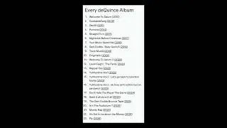 Download all #deQuince Albums in description 