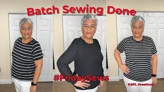 Sewing Striped Knit T-Shirts for the First Time