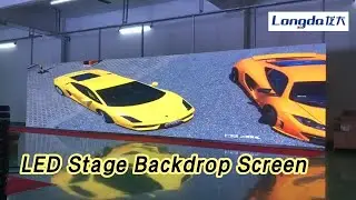Rental LED Stage Backdrop Screen RGB P3.91 High Resolution Aluminum Cabinet