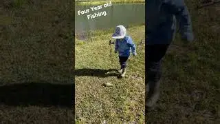 Four Year old Fishing!