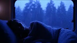 Rain Sounds For Sleeping 99% | Fall Asleep Fast With Heavy Rain & Relaxing Thunderstorm At Night