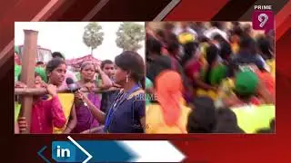 Huge Devotees Rush to Medaram Sammakka Sarakka Jatara Parade | Prime9 News