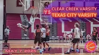 Clear Creek HS vs Texas City HS Varsity basketball game at Carlisle Field House at Clear Creek HS.